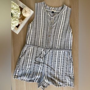 Striped romper